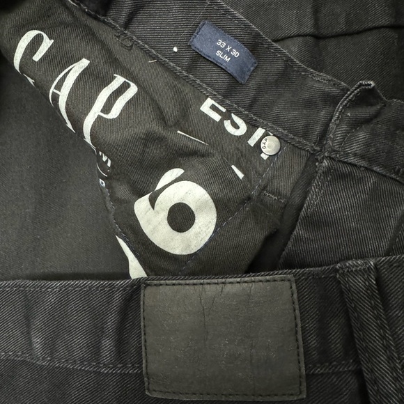 GAP Men’s Slim Jeans in Black, Size: 33x30 - Picture 4 of 5